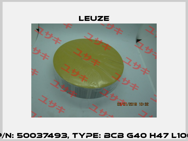 p/n: 50037493, Type: BCB G40 H47 L100 Leuze