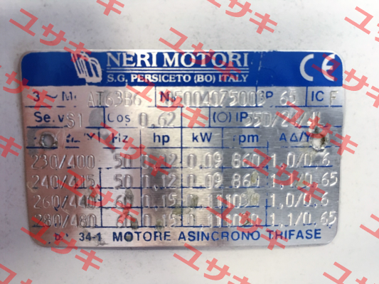 AT 63B 6 Neri Motori