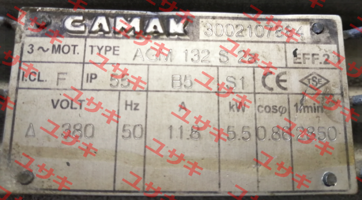 AGM 132 S2a  OBSOLETE, REPLACEMENT AG2M2E-132S/2a!!! Gamak