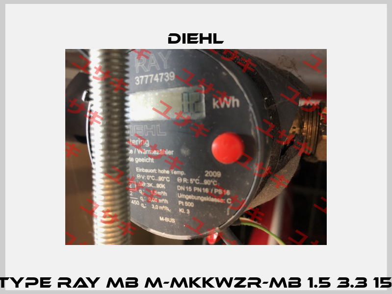 3101847, type RAY MB M-MKKWZR-MB 1.5 3.3 15 110 90 16 Diehl