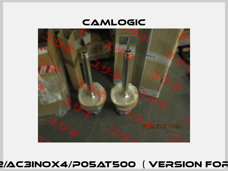 PFG05ATF1122/AC3INOX4/P05AT500  ( version for max. 200°C ) Camlogic