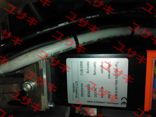 PSE232-8/So-CA-O-W-0 14924 (9423.0012) OEM Halstrup Walcher