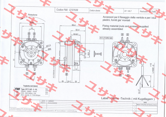 GT 11 A/E-5 FMI (Fan Motors Italia)