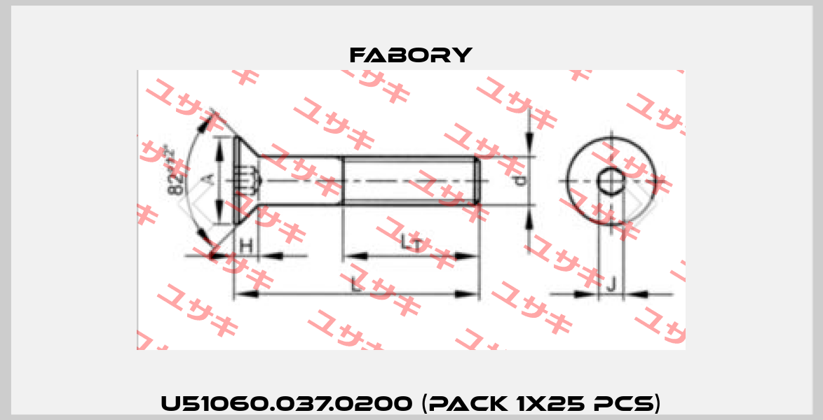 U51060.037.0200 (pack 1x25 pcs) Fabory