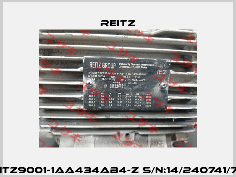 1TZ9001-1AA434AB4-Z S/N:14/240741/7 Reitz