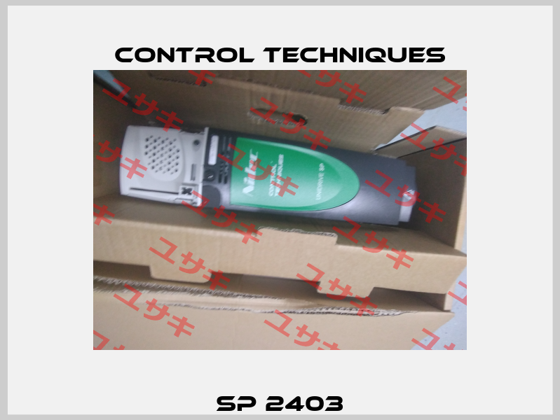 SP 2403 Control Techniques