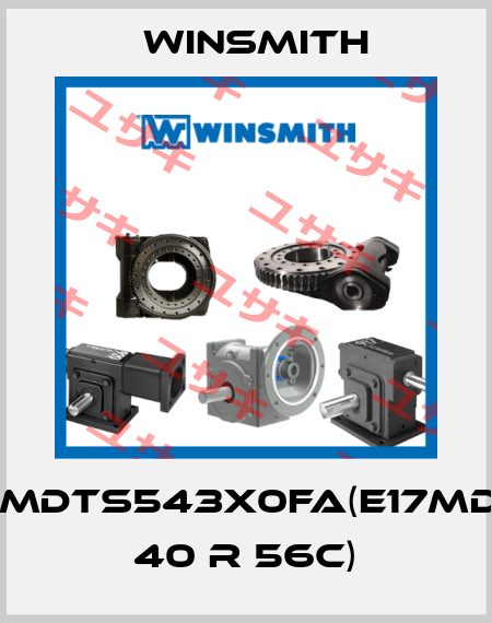 E17MDTS543X0FA(E17MDTS 40 R 56C) Winsmith