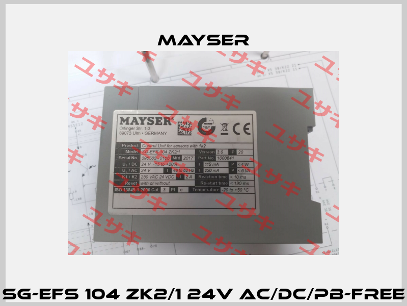 SG-EFS 104 ZK2/1 24V AC/DC/Pb-Free Mayser