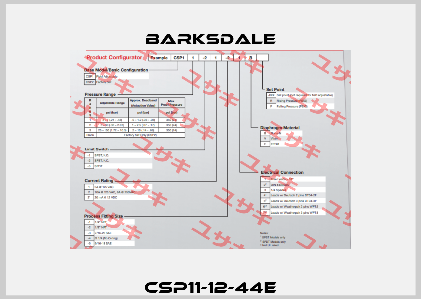 CSP11-12-44E Barksdale
