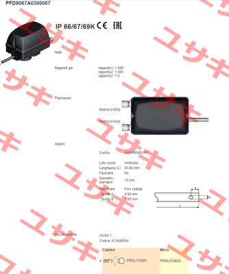PFD9067A0300007 Ter Tecno Elettrica Ravasi