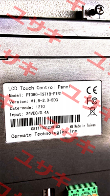Model: PT080-TST1B-F1R1 Cermate Technologies
