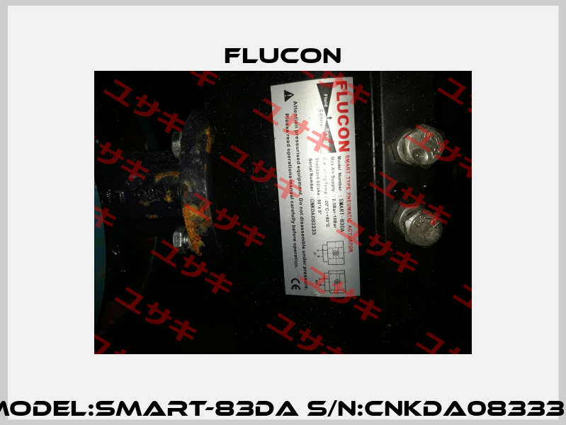 Model:SMART-83DA S/N:CNKDA083335 FLUCON
