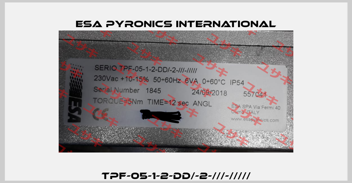 TPF-05-1-2-DD/-2-///-///// ESA Pyronics International