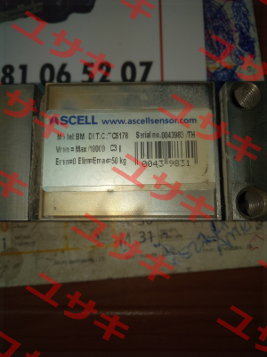 TC6178 S/N: 0043983 Ascell Sensor