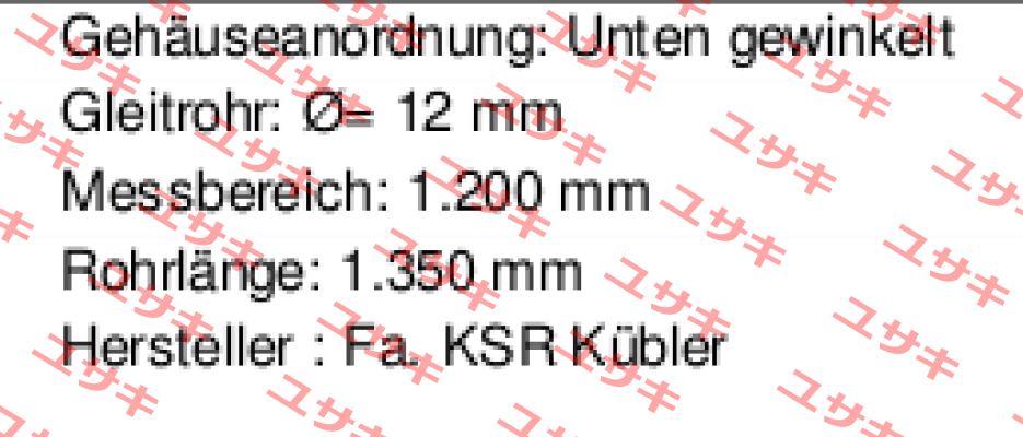 FFG-BP.20H3OD-DTK48-1200 (10158832) Ksr Kuebler