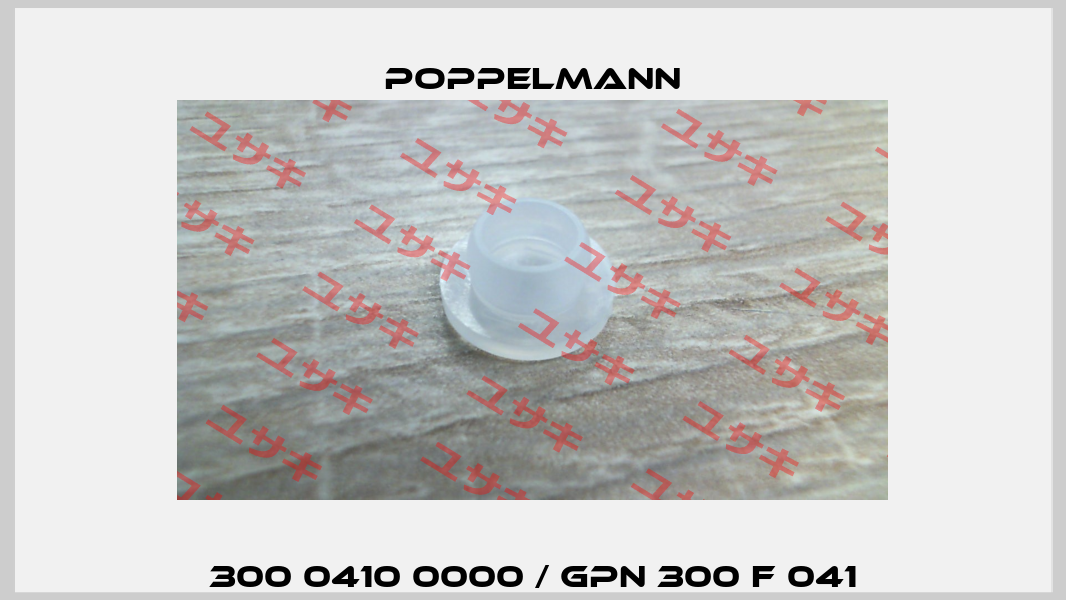 300 0410 0000 / GPN 300 F 041 Poppelmann