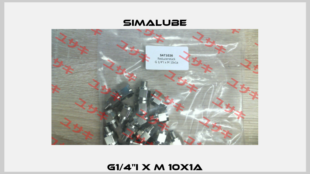 G1/4"i x M 10x1a Simalube