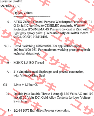 5-S21-0-A-G3-05-J  Delta Controls