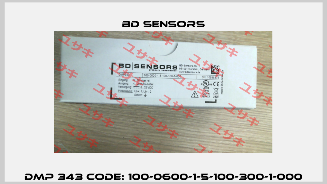 DMP 343 Code: 100-0600-1-5-100-300-1-000 Bd Sensors