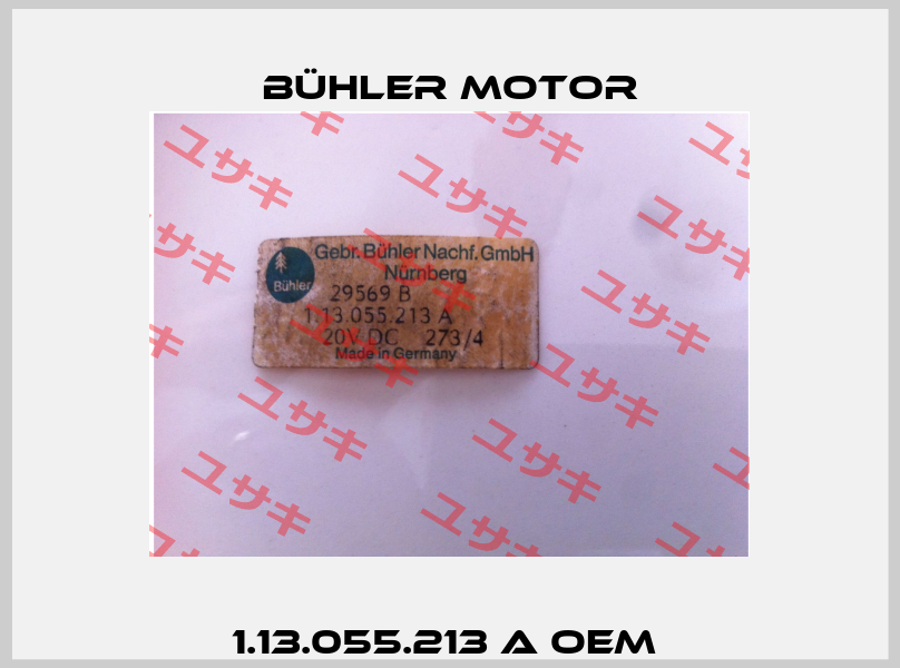 1.13.055.213 A OEM  Bühler Motor