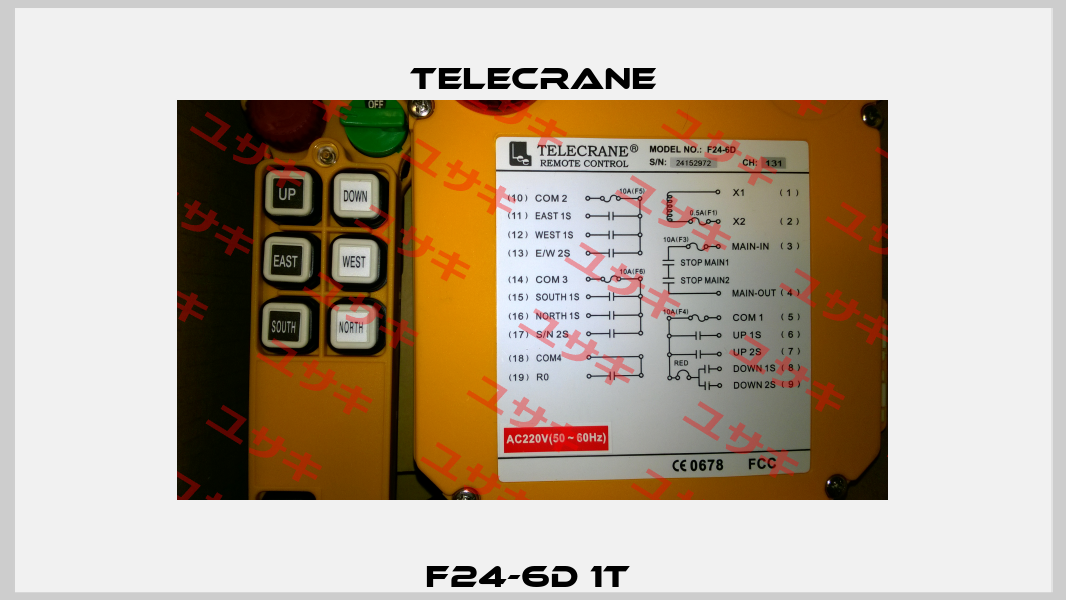 F24-6D 1T  Telecrane