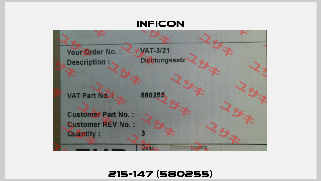 215-147 (580255) Inficon