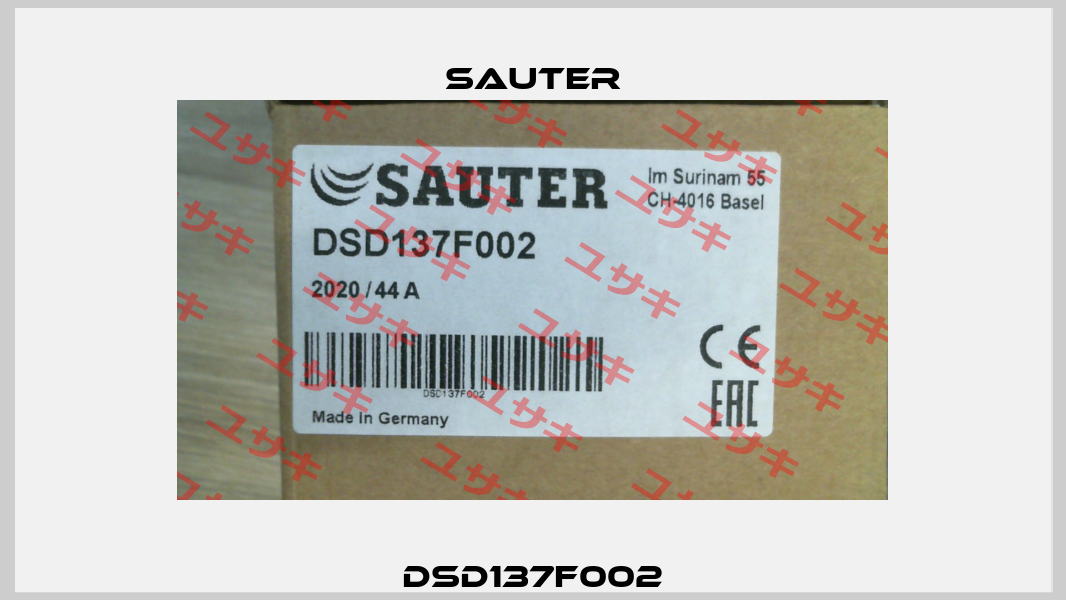 DSD137F002 Sauter