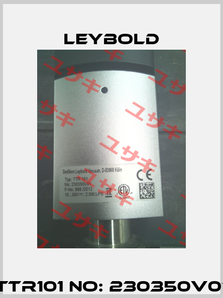 TTR101 No: 230350V01 Leybold