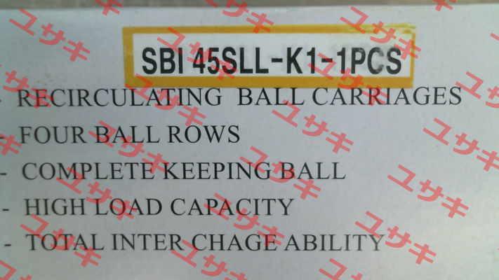 SBI45SLL K1 SBC Linear Rail System