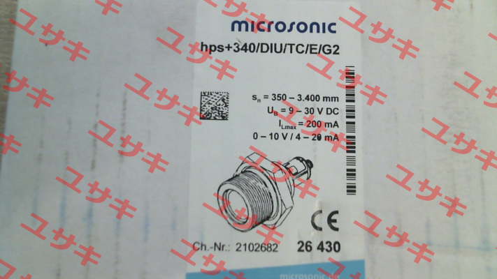 p/n: 26430, Type: hps+340/DIU/TC/E/G2 Microsonic