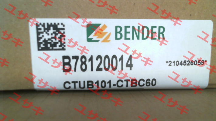 p/n: B78120014, Type: CTUB101-CTBC60 Bender