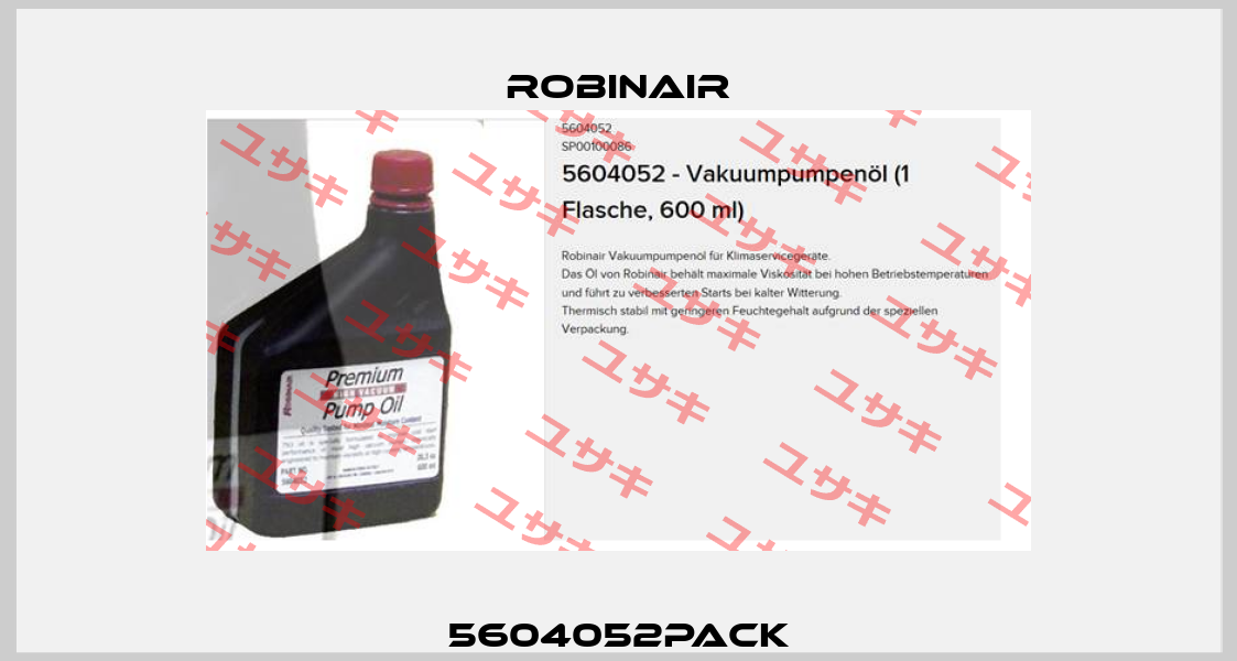5604052PACK Robinair