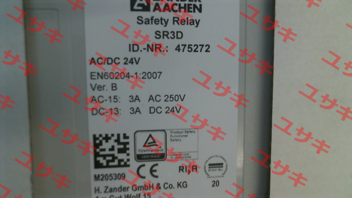 475272 / SR3D AC/DC 24V ZANDER AACHEN