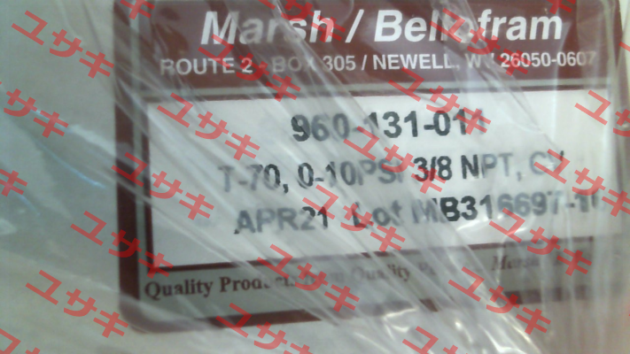 960-131-011 Bellofram