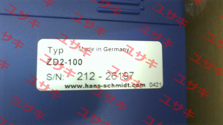 ZD2-100 Hans Schmidt