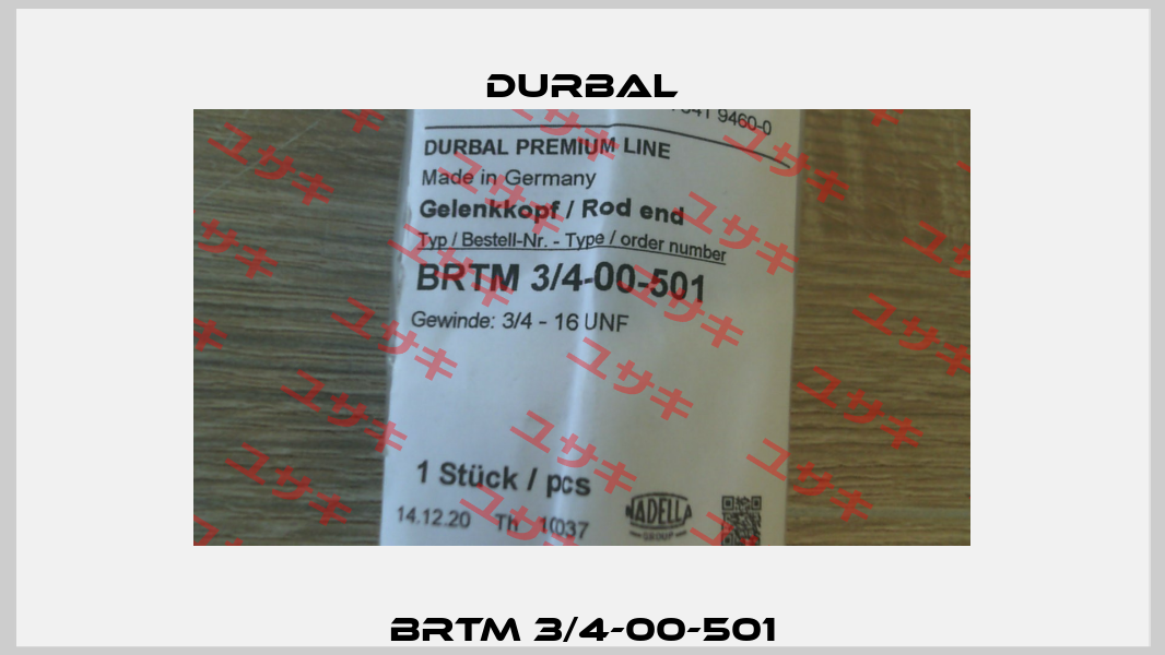 BRTM 3/4-00-501 Durbal