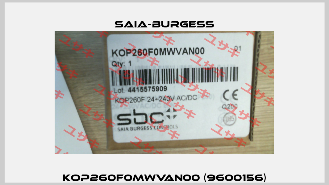 KOP260F0MWVAN00 (9600156) Saia-Burgess