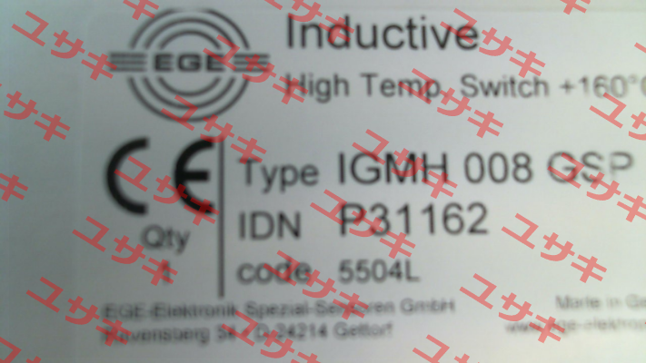 P31162 / IGMH 008 GSP Ege