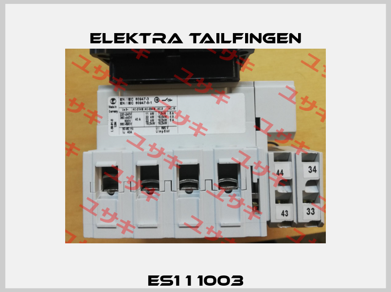 ES1 1 1003 Elektra Tailfingen