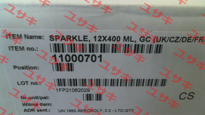 1100 0701 Sparkle (1 pack - 12 pcsX400 ML) Chemsearch