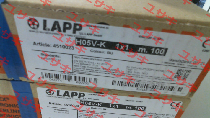 4510023 (H05V-K 1X1 BU) Lapp Kabel