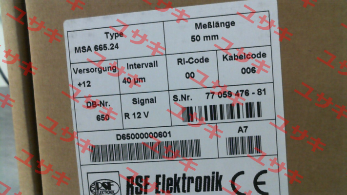 MSA 665.24 Rsf Elektronik