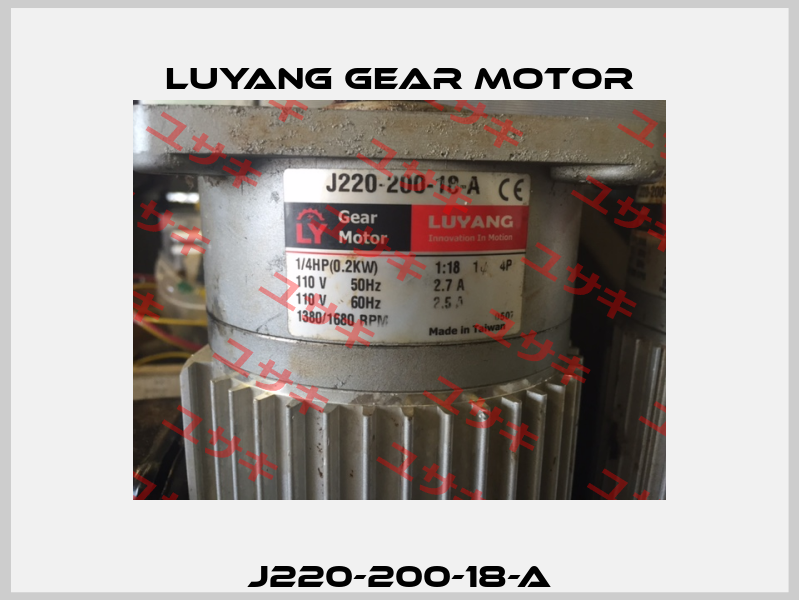 J220-200-18-A Luyang Gear Motor