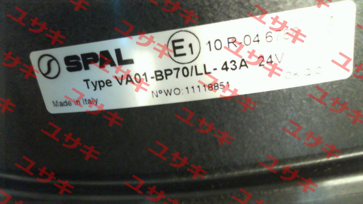 VA01-BP70/LL-43A SPAL