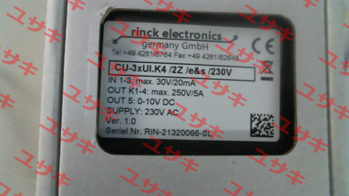 CU-3xUI.K4/2Z/e&s/230V Rinck Electronic