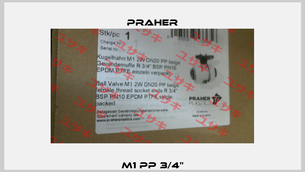 M1 PP 3/4" Praher