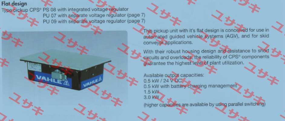 Type pickup CPS PS 08  Vahle