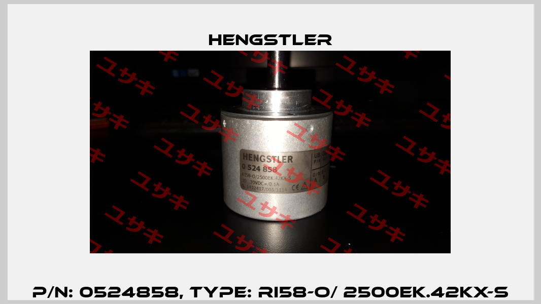 p/n: 0524858, Type: RI58-O/ 2500EK.42KX-S Hengstler
