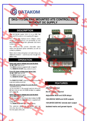 DKG-173  DATAKOM