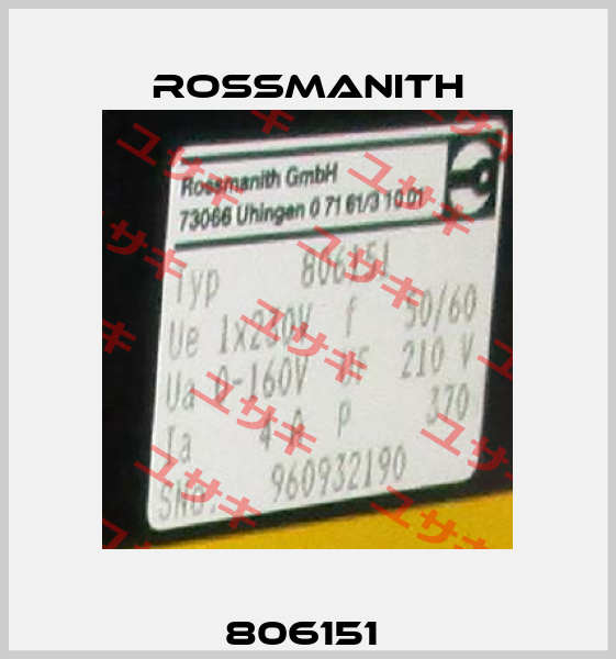 806151  Rossmanith